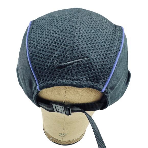 Y2K Nike TN Air AeroBill AW84 Cap - Black and Hyper Blue - Picture 3 of 5